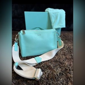 Tiffany bag Rare and No longer available calfskin leather crossbody.